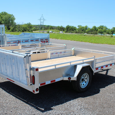 2025 Triumph 80x12 Aluminum Side Load Utility Trailer - AUS1BF