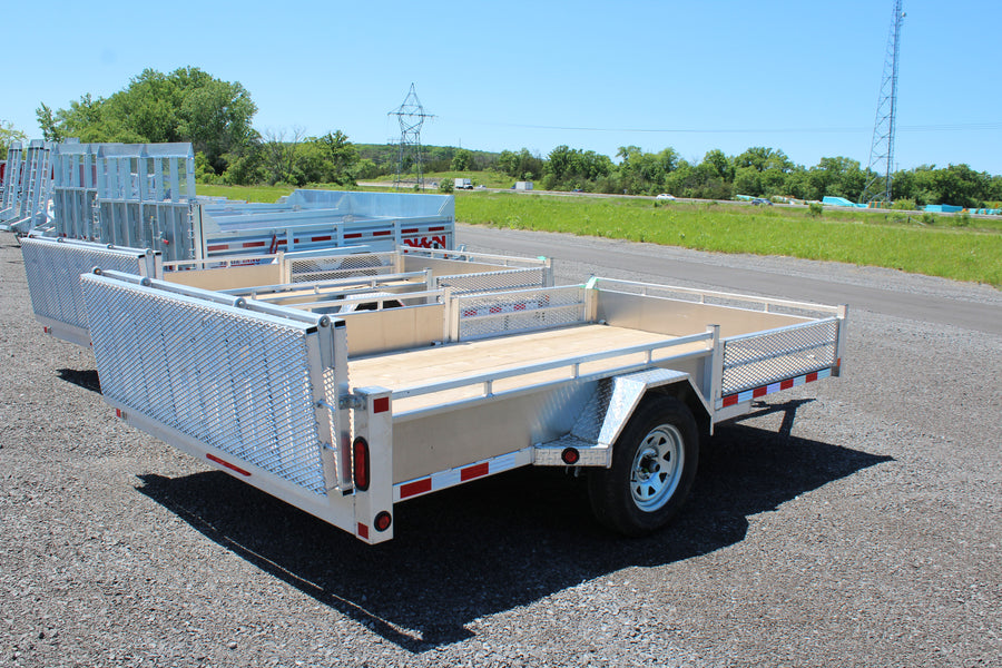 2025 Triumph 80x12 Aluminum Side Load Utility Trailer - AUS1BF