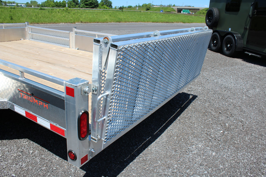 2025 Triumph 80x12 Aluminum Side Load Utility Trailer - AUS1BF