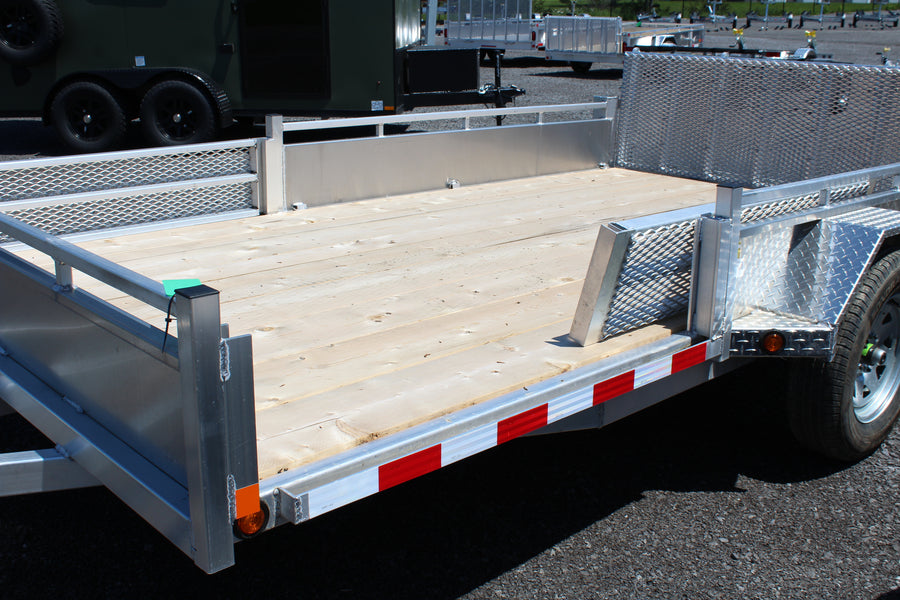 2025 Triumph 80x12 Aluminum Side Load Utility Trailer - AUS1BF