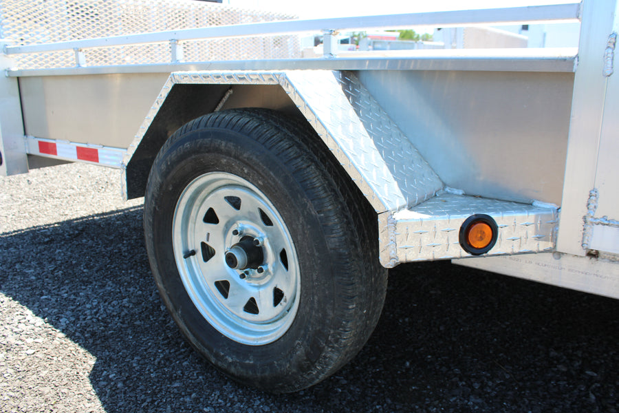 2025 Triumph 80x12 Aluminum Side Load Utility Trailer - AUS1BF