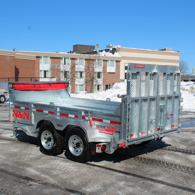 2025 N & N 6x12 Dump Trailer with Combo Gate - ID72144G10KCG