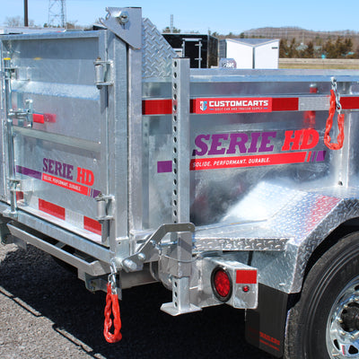 2026 N & N 7x12 Galvanized Dump Trailer