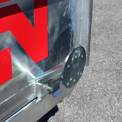 2026 N & N 7x12 Galvanized Dump Trailer