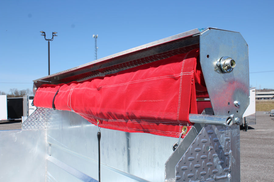 2026 N & N 7x12 Galvanized Dump Trailer