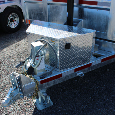 2026 N & N 7x12 Galvanized Dump Trailer