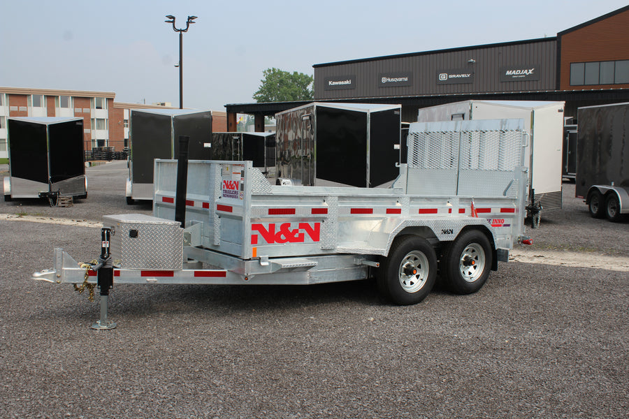 2026 N & N 6x12 Dump Trailer with Combo-Gate Upgrade