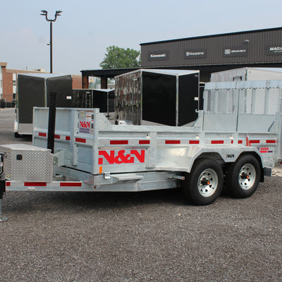 2026 N & N 6x12 Dump Trailer with Combo-Gate Upgrade