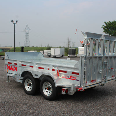2026 N & N 6x12 Dump Trailer with Combo-Gate Upgrade