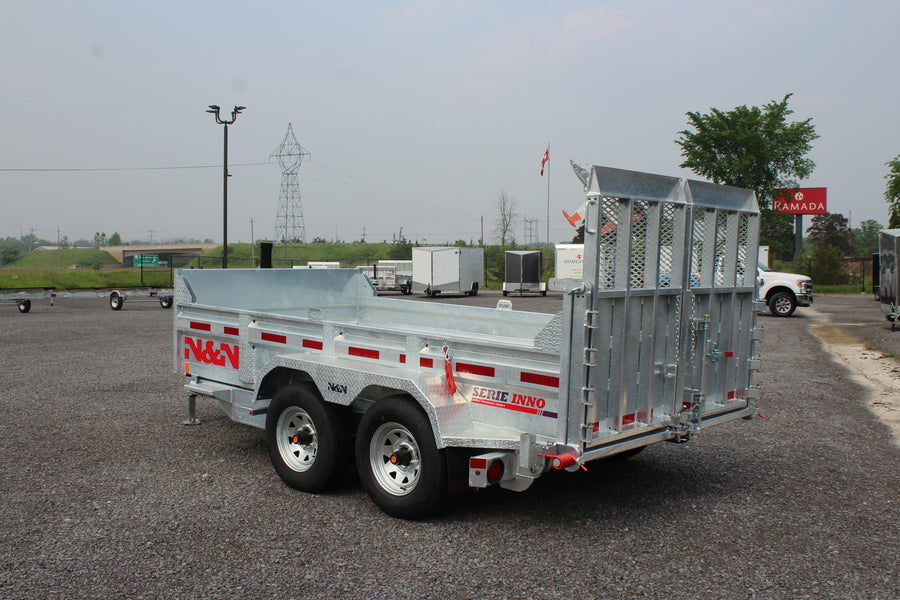 2026 N & N 6x12 Dump Trailer with Combo-Gate Upgrade