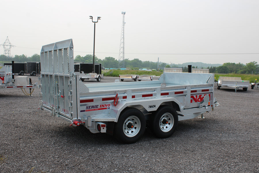 2026 N & N 6x12 Dump Trailer with Combo-Gate Upgrade