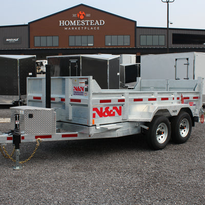 2026 N & N 6x12 Dump Trailer