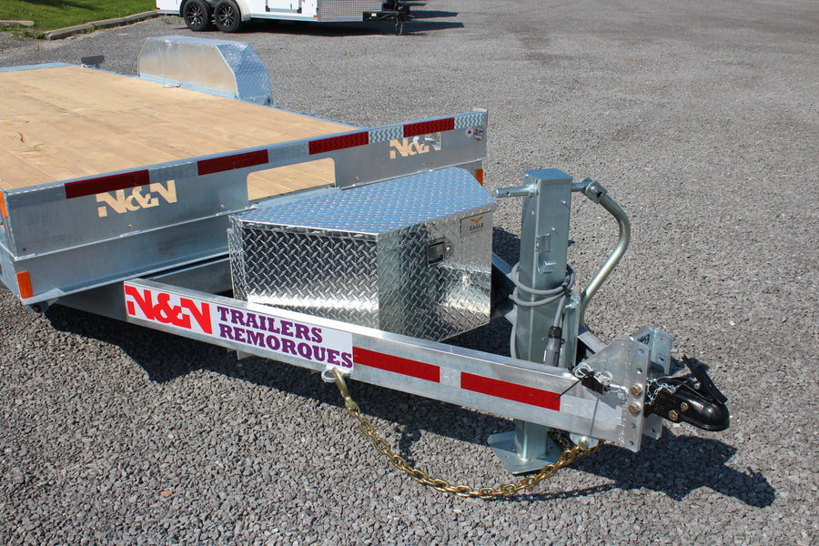 2026 N & N 7x20 Tilt-Deck Flatbed Trailer