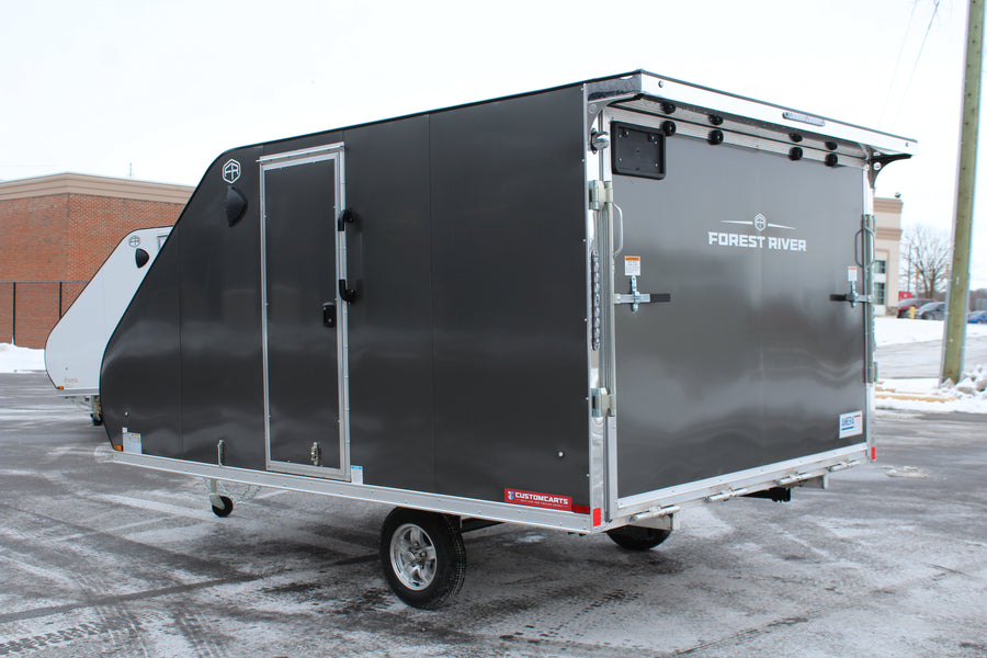 2026 Ameralite 8.5x12 Hybrid Snowmobile Trailer - ABSTX8512SA-96