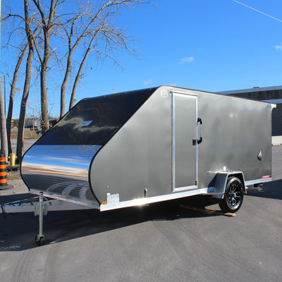 2026 Ameralite 7x16 Hybrid Snowmobile Trailer - ABSTX716SA-96