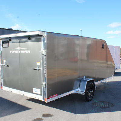 2026 Ameralite 7x16 Hybrid Snowmobile Trailer - ABSTX716SA-96