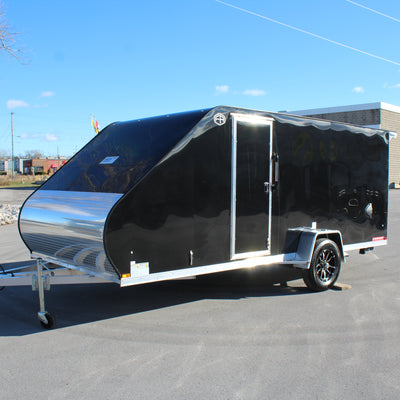 2026 Ameralite 7x16 Hybrid Snowmobile Trailer - ABSTX716SA-96