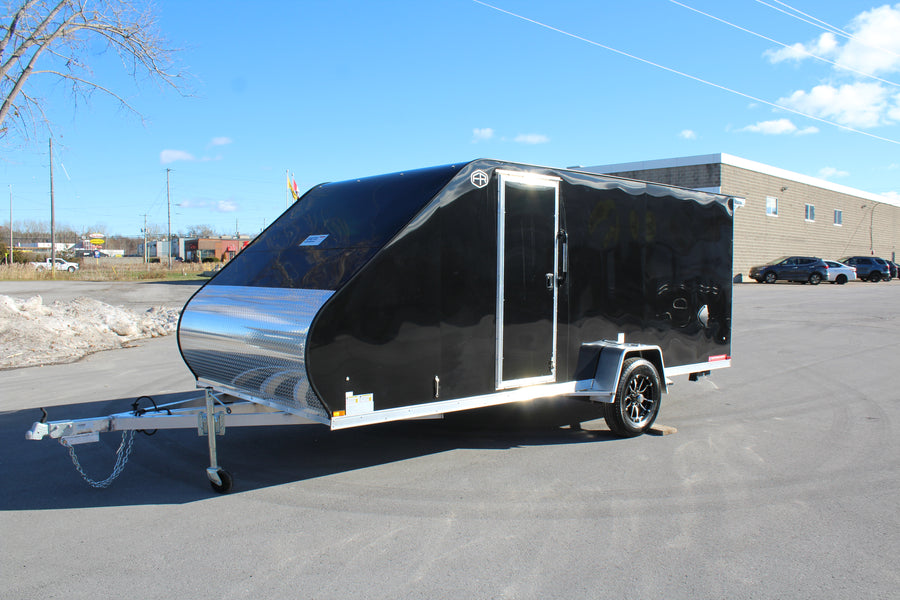 2026 Ameralite 7x16 Hybrid Snowmobile Trailer - ABSTX716SA-96