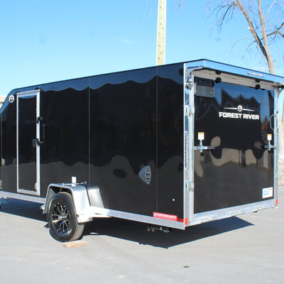 2026 Ameralite 7x16 Hybrid Snowmobile Trailer - ABSTX716SA-96