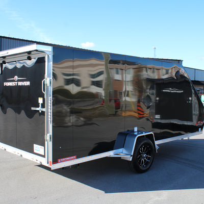 2026 Ameralite 7x16 Hybrid Snowmobile Trailer - ABSTX716SA-96