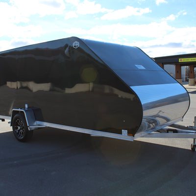 2026 Ameralite 7x16 Hybrid Snowmobile Trailer - ABSTX716SA-96