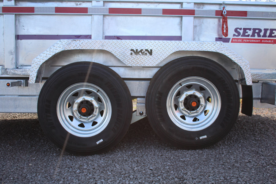 ON ORDER - 2026 N & N 7x14 Dump Trailer with Combo-Gate - TORD6-714G207-L