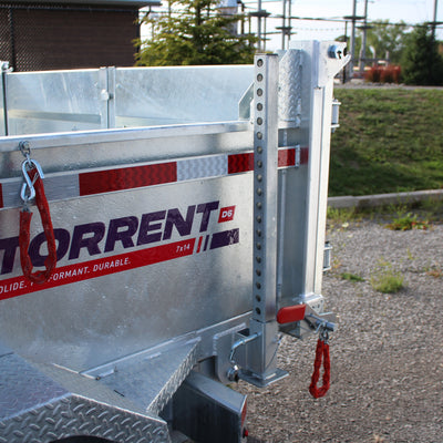 2026 N & N 7x14 Galvanized Dump Trailer