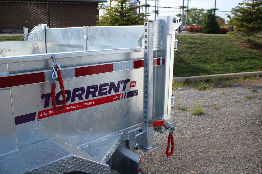 2026 N & N 7x14 Galvanized Dump Trailer