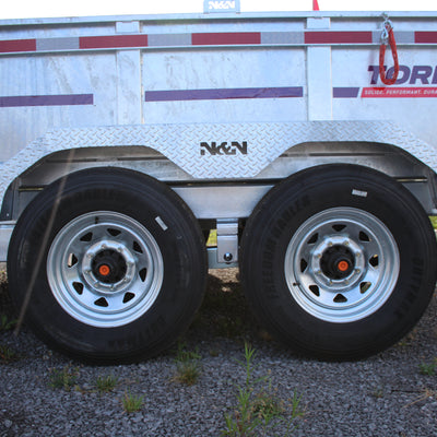 2026 N & N 7x14 Galvanized Dump Trailer
