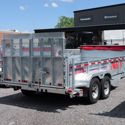 2026 N & N 7x16 HD Dump Trailer with Combo-Gate