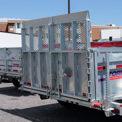2026 N & N 7x16 HD Dump Trailer with Combo-Gate