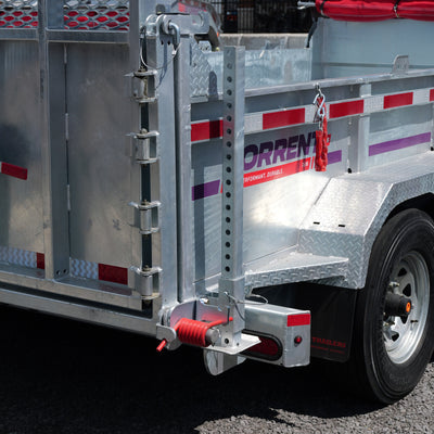 2026 N & N 7x16 HD Dump Trailer with Combo-Gate
