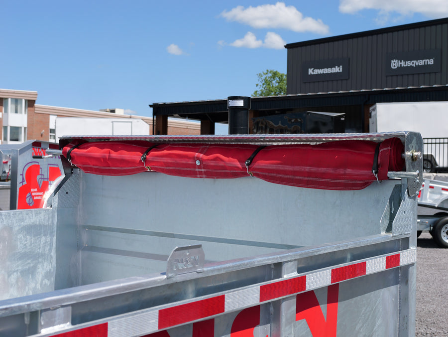 2026 N & N 7x16 HD Dump Trailer with Combo-Gate