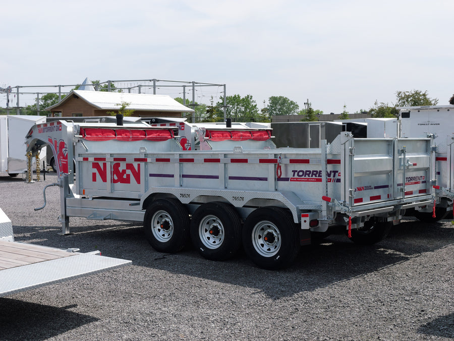 2026 N & N 7x16 HD Dump Trailer