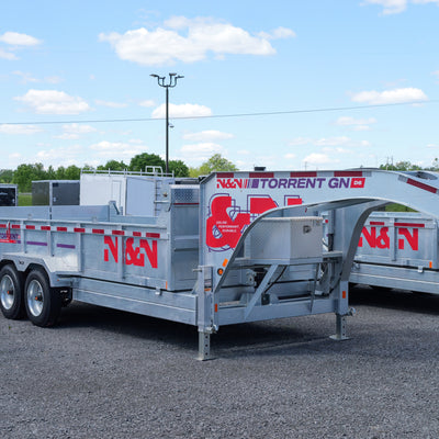 2026 N & N 7x16 HD Gooseneck Dump Trailer
