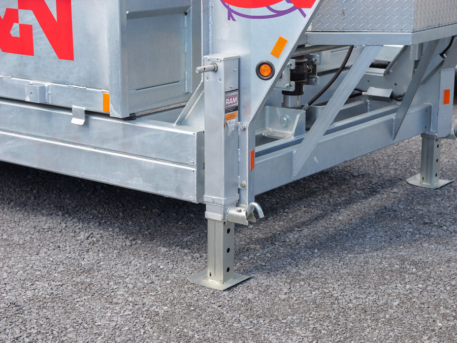 2026 N & N 7x16 HD Gooseneck Dump Trailer