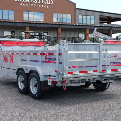 2026 N & N 7x16 HD Gooseneck Dump Trailer