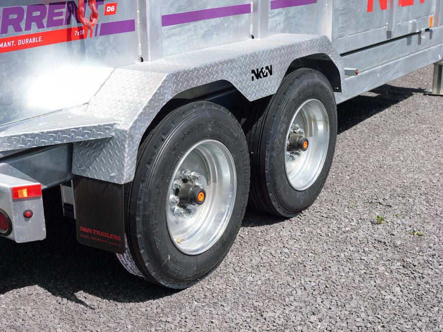 2026 N & N 7x16 HD Gooseneck Dump Trailer