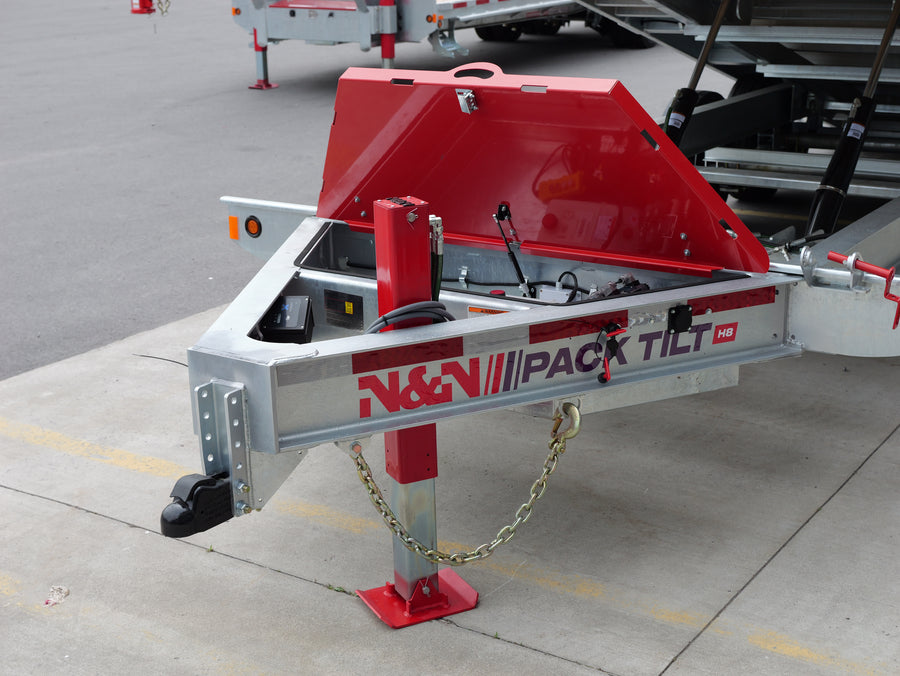 2026 N & N 24' Tilt-Deck Equipment Trailer