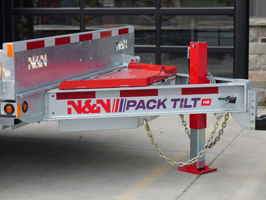 2026 N & N 24' Tilt-Deck Equipment Trailer