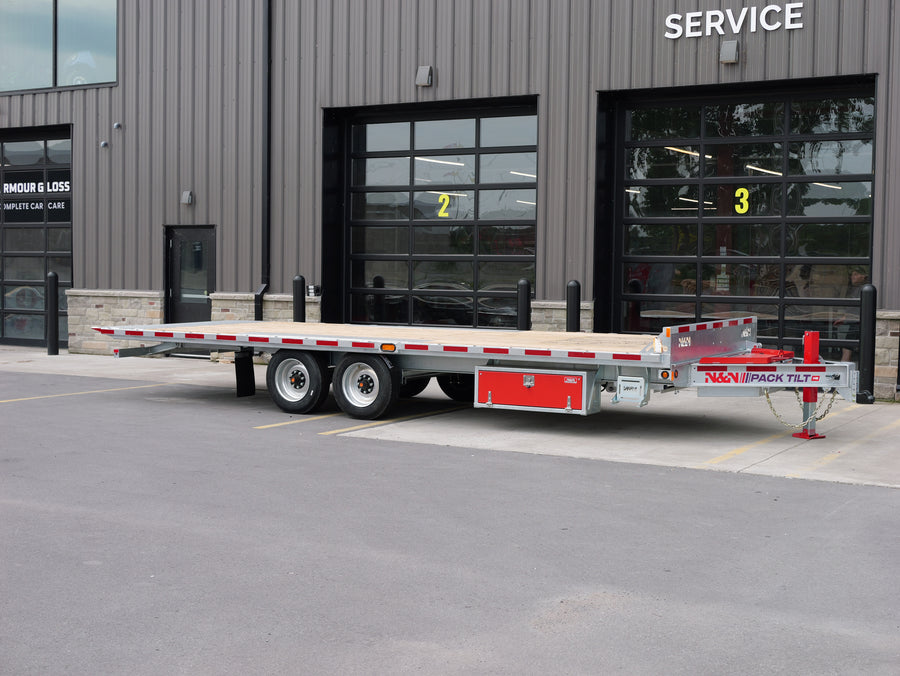2026 N & N 24' Tilt-Deck Equipment Trailer