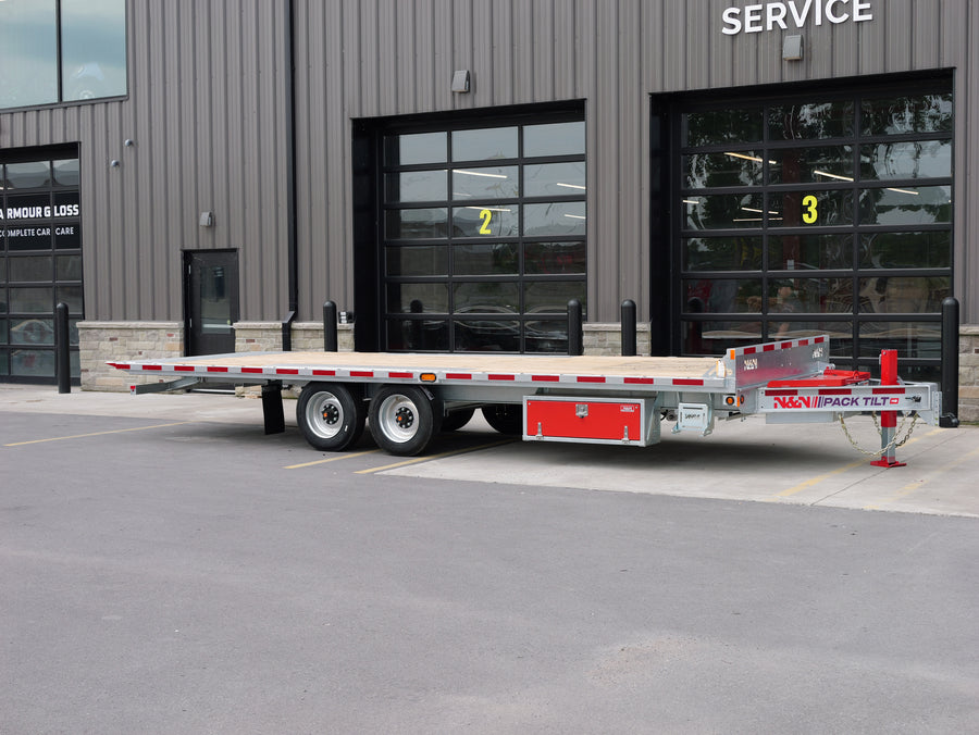 2026 N & N 24' Tilt-Deck Equipment Trailer