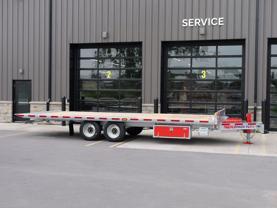 2026 N & N 24' Tilt-Deck Equipment Trailer