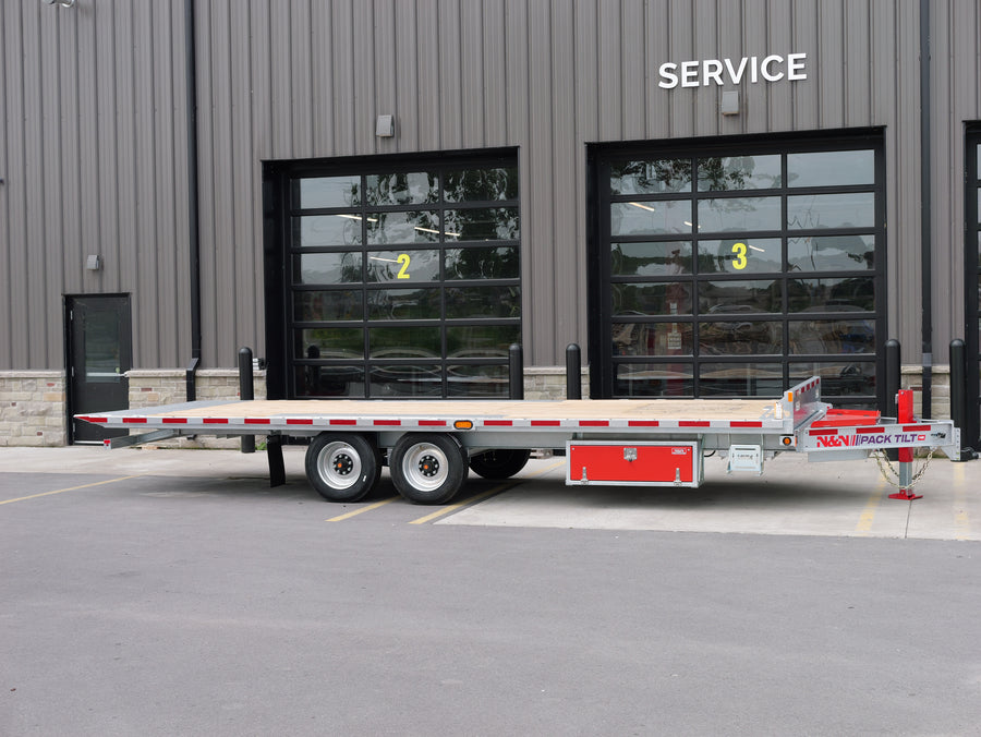 2026 N & N 24' Tilt-Deck Equipment Trailer