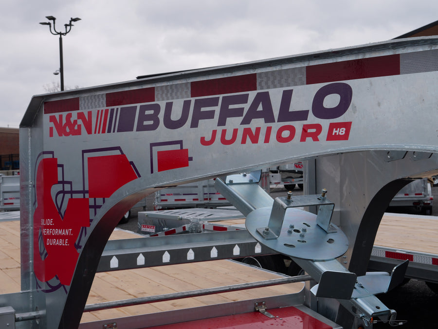 2026 N & N Buffalo Junior 22+5 Deckover Equipment Trailer