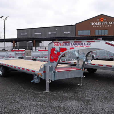 2026 N & N Buffalo Junior 22+5 Deckover Equipment Trailer