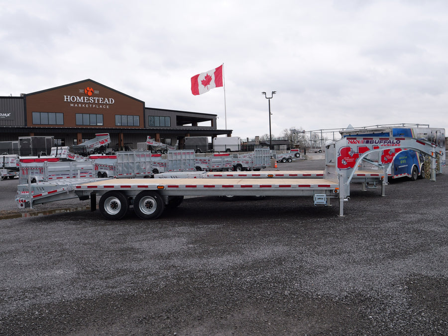 2026 N & N Buffalo Junior 22+5 Deckover Equipment Trailer