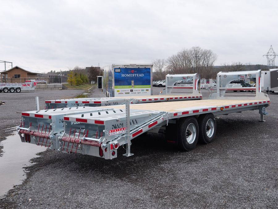 2026 N & N Buffalo Junior 22+5 Deckover Equipment Trailer