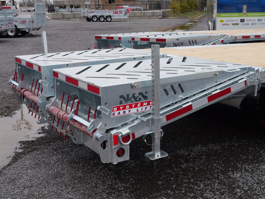 2026 N & N Buffalo Junior 22+5 Deckover Equipment Trailer