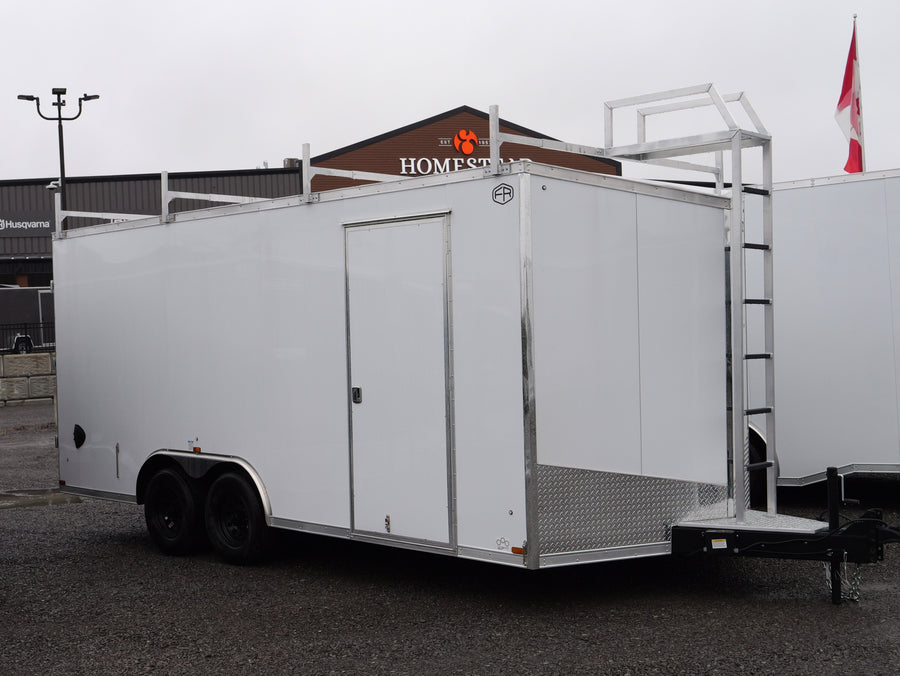 2027 Haulin 8.5x18 Enclosed Trailer with Ladder Racks